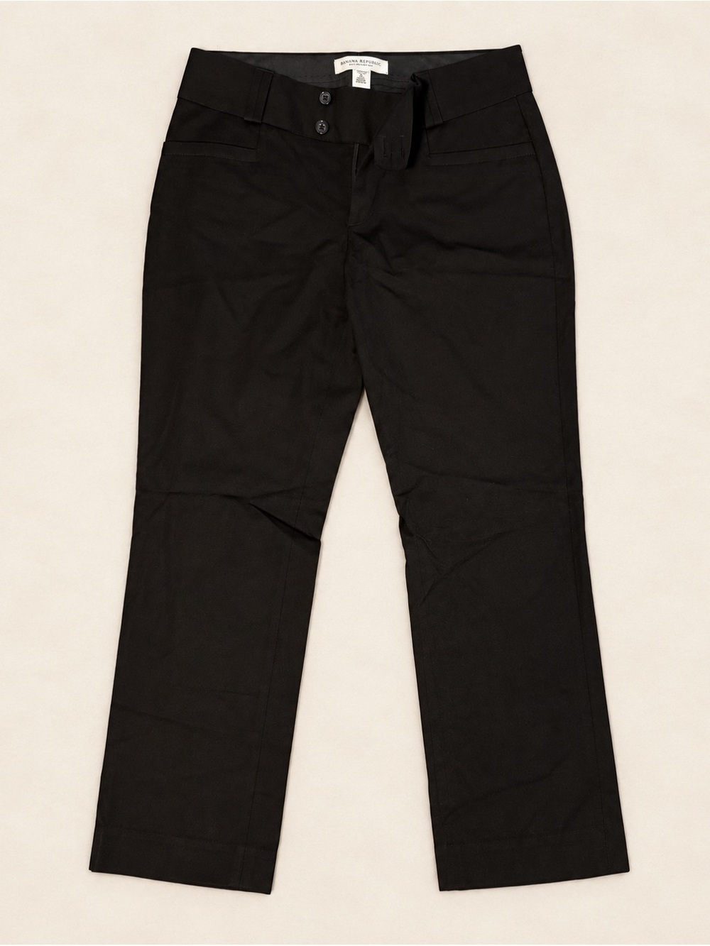 Banana Republic Black Stretch Pants The Sloan Fit